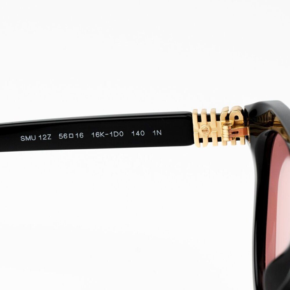 NEW Miu Miu MU12ZS 16K1D0 Black Red Phantos Unisex Sunglasses 0MU 12ZS - Picture 9 of 11